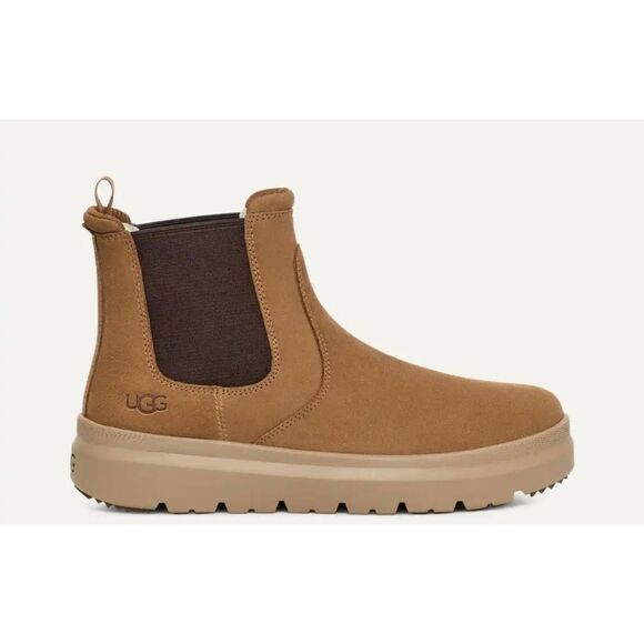 UGG Men's Burleigh Chelsea Boot, Chestnut, 11.5 Brand new with box. 100% AUTHENT